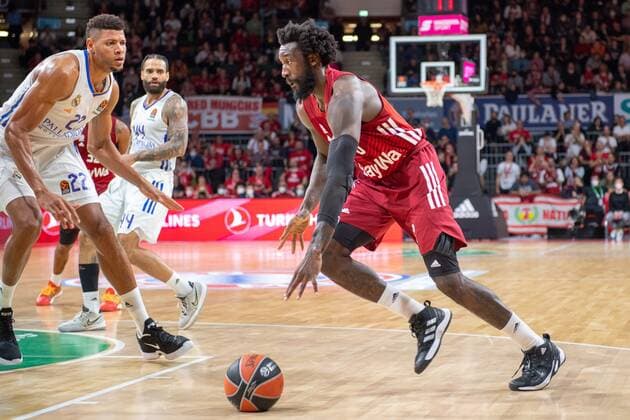 Othello Hunter 8 (FC Bayern), FC Bayern Basketball vs. Real Madrid, Euroleague, 05.11.2021 Muenchen Bayern Deutschland