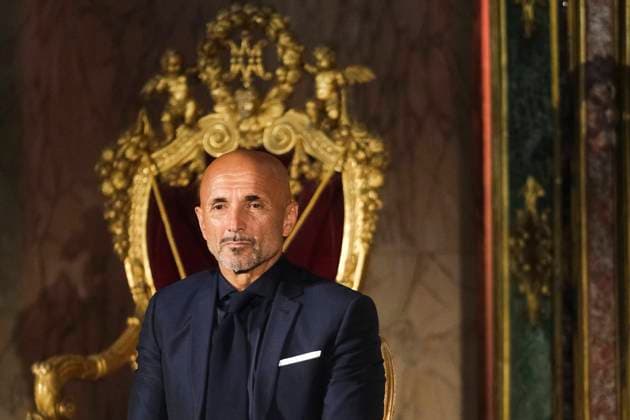 Sport Bilder des Tages Italy: Casa Corriere convention SSC Napoli s Italian coach Luciano Spalletti during the convention organised by the newspaper Corriere Della Sera, Casa Corriere, at Palazzo Reale 0141117408st Copyright: xAntonioxBalascox