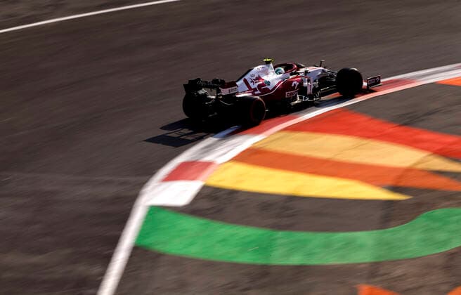 99 GIOVINAZZI Antonio (ita), Alfa Romeo Racing ORLEN C41, action during the Formula 1 Gran Premio De La Ciudad De Mexico 2021, Mexico City Grand Prix, 18th round of the 2021 FIA Formula One World Championship, WM, Weltmeisterschaft from November 5 to 7, 2021 on the Autodromo Hermanos Rodriguez, in Mexico City, Mexico - F1 - MEXICO CITY GRAND PRIX 2021 DPPI Panoramic  F12021GP18MEX_JK207452