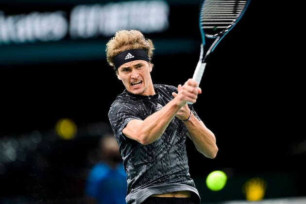 Alexander Zverev (Ger) TENNIS : Rolex Paris Masters J6 - Paris - 06 11 2021 JBAutissier Panoramic 