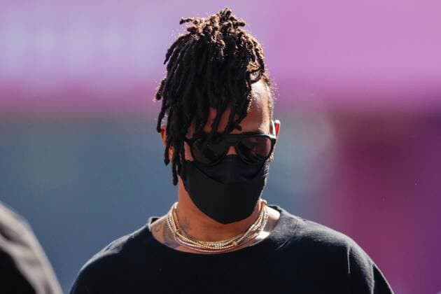 British driver Lewis Hamilton of Mercedes arrives at the third practice for the Formula One Grand Prix of Mexico, that takes place at the Hermanos Rodriguez Autodrome, in Mexico City, Mexico, 06 November 2021. Formula One Grand Prix of Mexico !ACHTUNG: NUR REDAKTIONELLE NUTZUNG!  Copyright: xCarlosxRamírezx AMDEP1895 20211106-752a825049fe5a592b424689a8f684fc1c093c1c