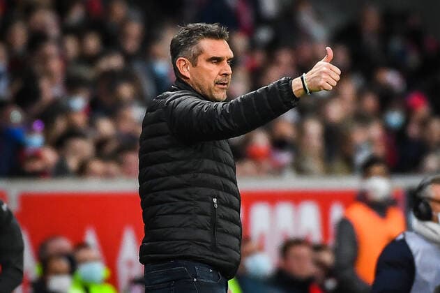 Jocelyn GOURVENNEC of Lille FOOTBALL : Lille OSC vs Angers SCO - Ligue 1 Uber Eats - 06 11 2021 MatthieuMirville Panoramic 