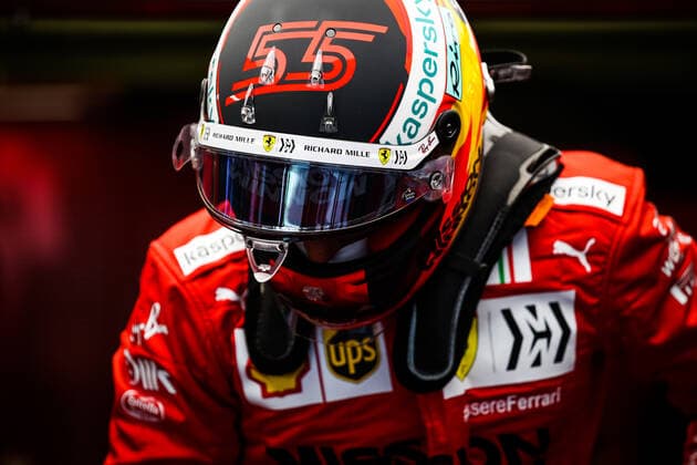 SAINZ Carlos (spa), Scuderia Ferrari SF21, portrait during the Formula 1 Gran Premio De La Ciudad De Mexico 2021, Mexico City Grand Prix, 18th round of the 2021 FIA Formula One World Championship, WM, Weltmeisterschaft from November 5 to 7, 2021 on the Autodromo Hermanos Rodriguez, in Mexico City, Mexico - F1 - MEXICO CITY GRAND PRIX 2021 DPPI Panoramic  20211106_GOODEN_FG0D0523