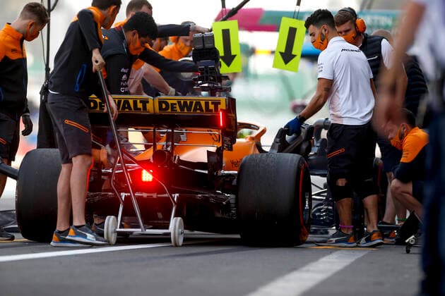 3 Daniel Ricciardo (AUS, McLaren F1 Team), F1 Grand Prix of Mexico at Autodromo Hermanos Rodriguez on November 6, 2021 in Mexico City, Mexico. (Photo by HOCH ZWEI) Mexico City Mexico