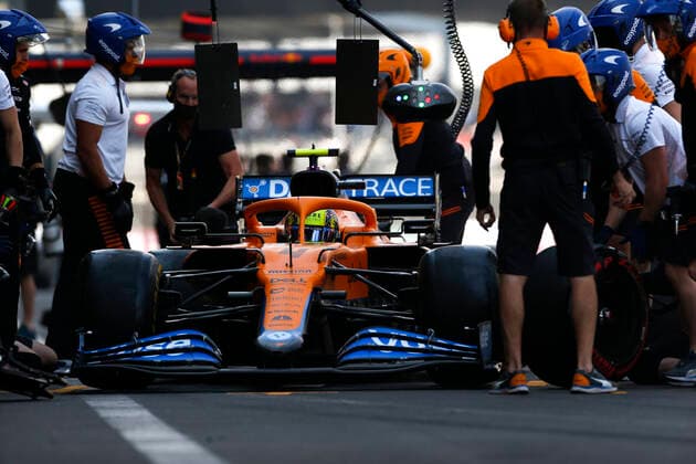 4 Lando Norris (GBR, McLaren F1 Team), F1 Grand Prix of Mexico at Autodromo Hermanos Rodriguez on November 6, 2021 in Mexico City, Mexico. (Photo by HOCH ZWEI) Mexico City Mexico