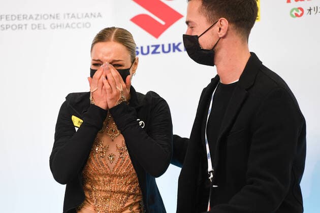 Bilder des Jahres 2021, Sport 11 November Sport Themen der Woche KW44 Sport Bilder des Tages Loena HENDRICKX, Belgium, during Ladies Free Skating, at the ISU Grand Prix of Figure skating, Eiskunstlauf - Gran Premio d Italia, at Palavela, on November 6, 2021 in Torino, Italy. Noxthirdxpartyxsales  (173774490)