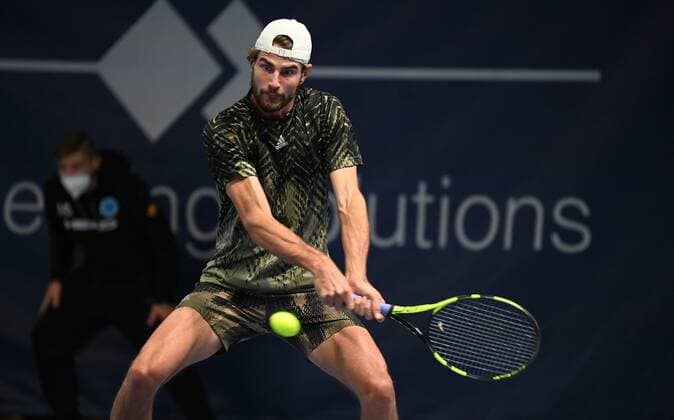 07.11.2021 - Tennis - ATP, Tennis Herren Challenger Tour - Challenger Eckental - Int. Deutsche Tennis-Hallenmeisterschaften - Finale Endspiel - - Maxime Cressy ( USA )