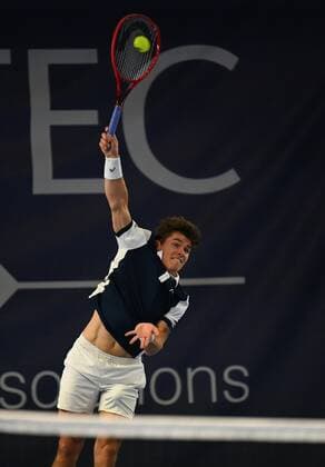 07.11.2021 - Tennis - ATP, Tennis Herren Challenger Tour - Challenger Eckental - Int. Deutsche Tennis-Hallenmeisterschaften - Finale Endspiel - - Daniel Masur ( GER )