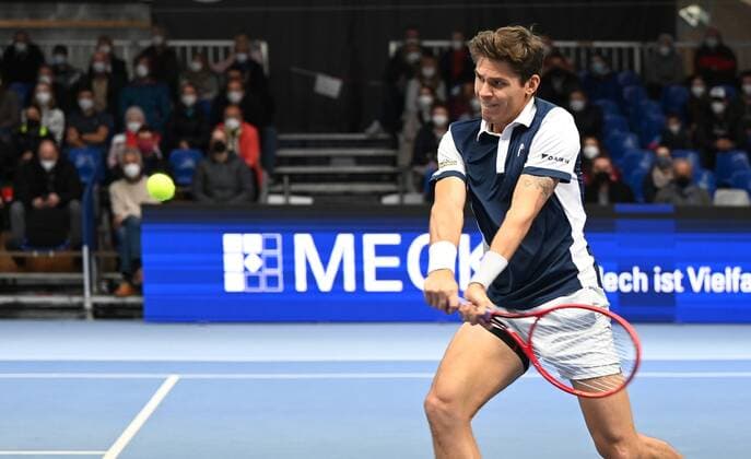 07.11.2021 - Tennis - ATP, Tennis Herren Challenger Tour - Challenger Eckental - Int. Deutsche Tennis-Hallenmeisterschaften - Finale Endspiel - - Daniel Masur ( GER )