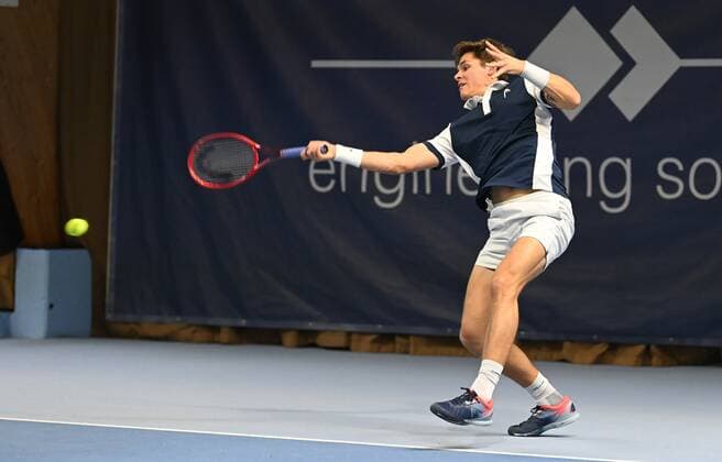 07.11.2021 - Tennis - ATP, Tennis Herren Challenger Tour - Challenger Eckental - Int. Deutsche Tennis-Hallenmeisterschaften - Finale Endspiel - - Daniel Masur ( GER )