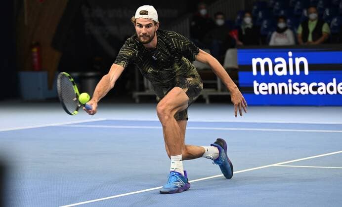 07.11.2021 - Tennis - ATP, Tennis Herren Challenger Tour - Challenger Eckental - Int. Deutsche Tennis-Hallenmeisterschaften - Finale Endspiel - - Maxime Cressy ( USA )