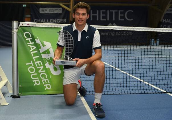 07.11.2021 - Tennis - ATP, Tennis Herren Challenger Tour - Challenger Eckental - Int. Deutsche Tennis-Hallenmeisterschaften - Finale Endspiel - - Daniel Masur ( GER ) Sieger Gewinner