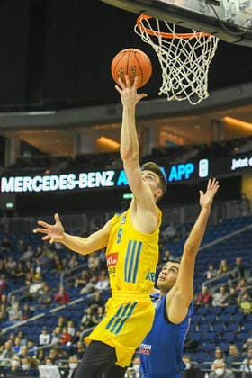 07.11.2021, xlakx, Basketball BBL, Alba Berlin - SYNTAINICS MBC emspor, v.l.Jonas Mattisseck (Alba Berlin No.9) Berlin