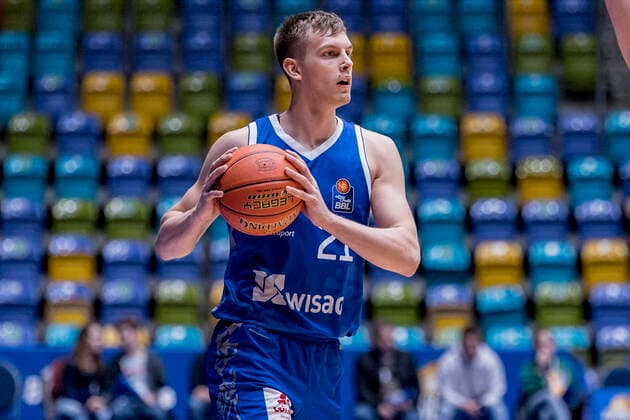 easyCredit BBL, Fraport Skyliners vs. Brose Bamberg, Frankfurt, Fraport Arena, 7.11.2021 Lorenz Brenneke (Fraport Skyliners 21), Fraport Skyliners vs. Brose Bamberg, Frankfurt, Fraport Arena, 7.11.2021 Copyright: xBEAUTIFULxSPORTS Gawlikx