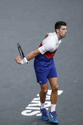 Novak DJOKOVIC (SRB) TENNIS : Rolex Paris Masters - Finale - 07 11 2021 AurelienMorissard Panoramic 