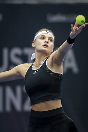 TENNIS - WTA, Tennis Damen Upper Austria Ladies Linz LINZ,AUSTRIA,07.NOV.21 - TENNIS - WTA Tour, Upper Austria Ladies Linz. Image shows Dayana Yastremska (UKR).  GEPAxpictures xManfredxBinder