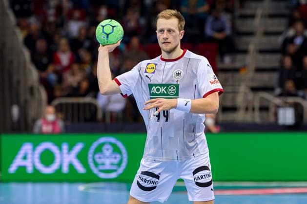 Handball, Maenner: Tag des Handballs, Freundschaftsspiel, Deutschland - Portugal Luca Witzke (Deutschland Leipzig) Duesseldorf PSD Bank Dome Deutschland