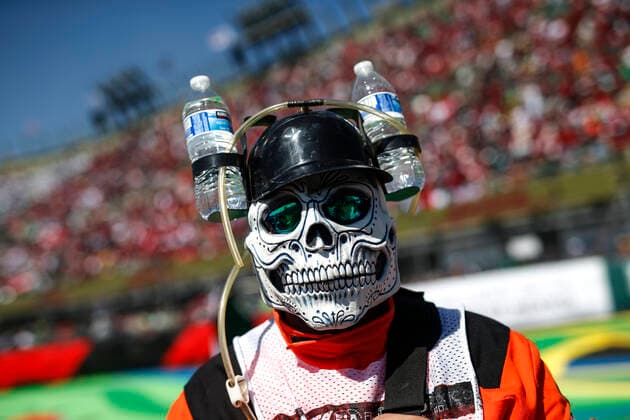Fans, F1 Grand Prix of Mexico at Autodromo Hermanos Rodriguez on November 7, 2021 in Mexico City, Mexico. (Photo by HOCH ZWEI) Mexico City Mexico
