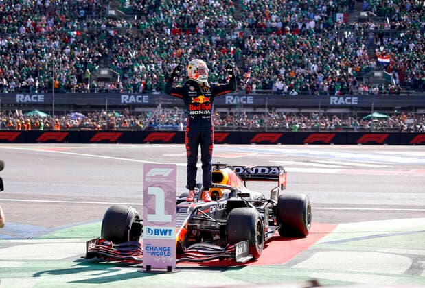 33 Max Verstappen (NED, Red Bull Racing), F1 Grand Prix of Mexico at Autodromo Hermanos Rodriguez on November 7, 2021 in Mexico City, Mexico. (Photo by HOCH ZWEI) Mexico City Mexico