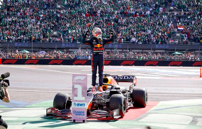 33 Max Verstappen (NED, Red Bull Racing), F1 Grand Prix of Mexico at Autodromo Hermanos Rodriguez on November 7, 2021 in Mexico City, Mexico. (Photo by HOCH ZWEI) Mexico City Mexico
