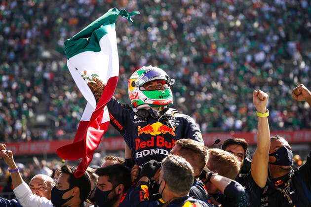 11 Sergio Perez (MEX, Red Bull Racing), F1 Grand Prix of Mexico at Autodromo Hermanos Rodriguez on November 7, 2021 in Mexico City, Mexico. (Photo by HOCH ZWEI) Mexico City Mexico