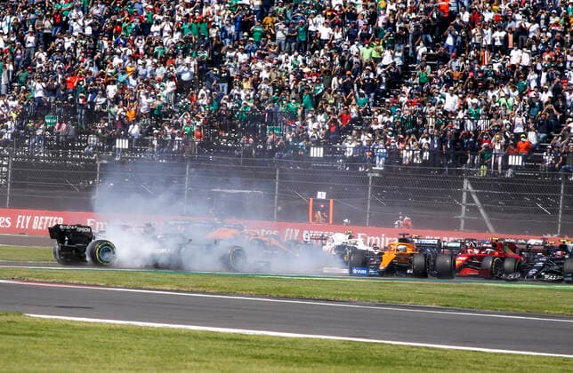 Start, 77 Valtteri Bottas (FIN, Mercedes-AMG Petronas F1 Team), F1 Grand Prix of Mexico at Autodromo Hermanos Rodriguez on November 7, 2021 in Mexico City, Mexico. (Photo by HOCH ZWEI) Mexico City Mexico