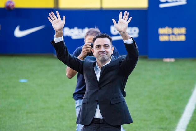 Bilder des Jahres 2021, Sport 11 November Sport Themen der Woche KW45 Sport Bilder des Tages Xavi Hernandez Presentation As A New Coach Xavi Hernandez presented as a new coach of FC Barcelona, Barca at Camp Nou Stadium on 8th of November, 2021 in Barcelona. Barcelona Barcelona Spain  Copyright: xXavierxBonillax bonilla-xavihern211108_npp58
