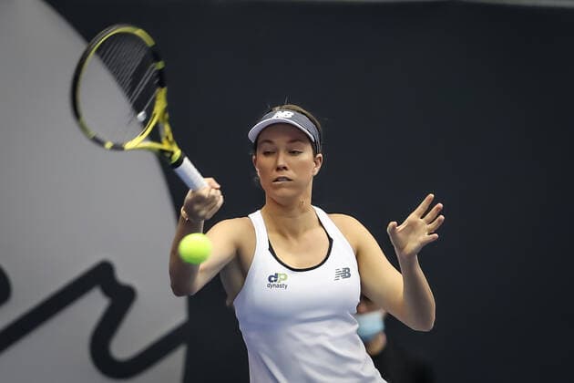 TENNIS - WTA, Tennis Damen Upper Austria Ladies Linz LINZ,AUSTRIA,09.NOV.21 - TENNIS - WTA Tour, Upper Austria Ladies Linz. Image shows Danielle Collins (USA).  GEPAxpictures xManfredxBinder
