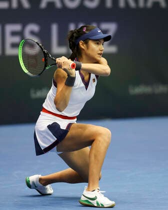 Sport Bilder des Tages Emma Raducanu Tennis - Ladies Linz 2021 - WTA, Tennis Damen - TipsArena - Linz - Oberoesterreich - Oesterreich - 9 November 2021. Copyright: xJuergenxHasenkopfx