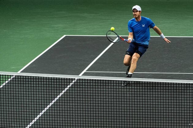 211109 Andy Murray of Great Britain competes in men s first round Singles match during Stockholm Open on November 9, 2021 in Stockholm. Photo: Emma Wallskog BILDBYRAN COP 320 EW0029 tennis stockholm open day 3 bbeng Copyright: EMMAxWALLSKOG BB211109BB447