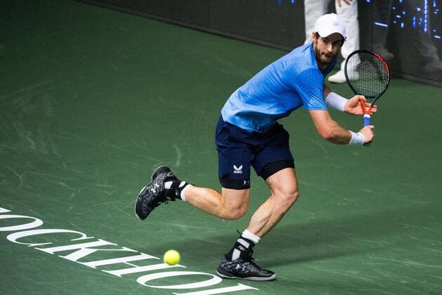 211109 Sir Andrew Murray of Great Britain competes in men s first round Singles match during Stockholm Open on November 9, 2021 in Stockholm. Photo: Emma Wallskog BILDBYRAN COP 320 EW0029 tennis stockholm open day 3 bbeng Copyright: EMMAxWALLSKOG BB211109BB814