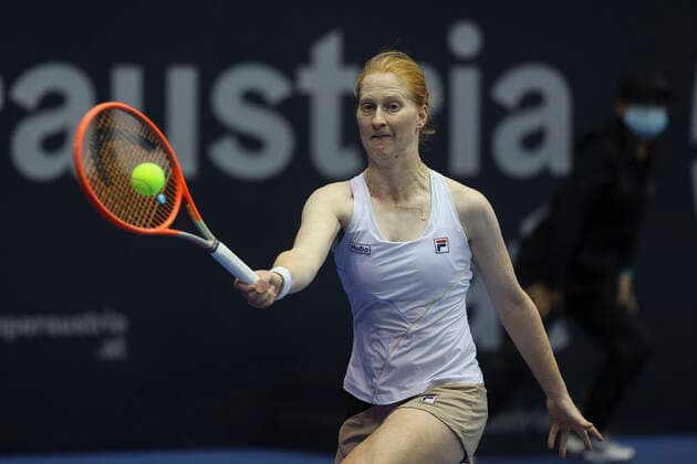 Alison Van Uytvanck Tennis - Ladies Linz 2021 - WTA, Tennis Damen - Tips Arena - Linz - Oberoesterreich - Oesterreich - 10 November 2021. Copyright: xJuergenxHasenkopfx