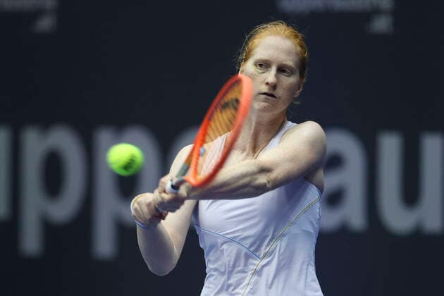 Alison Van Uytvanck Tennis - Ladies Linz 2021 - WTA, Tennis Damen - Tips Arena - Linz - Oberoesterreich - Oesterreich - 10 November 2021. Copyright: xJuergenxHasenkopfx