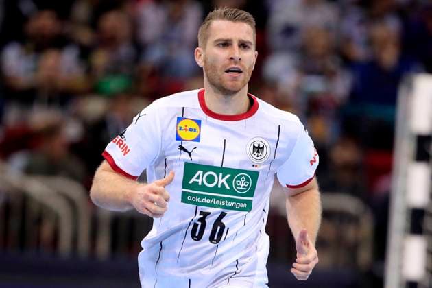 MERTENS Lukas Team Deutschland Handball Laenderspiel Deutschland - Portugal am 07.11.2021 in Duesseldorf im PSD Bank Dome