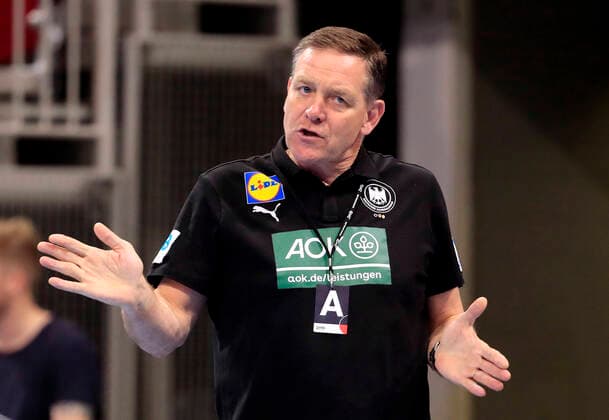 GISLASON Alfred Trainer Team Deutschland Handball Laenderspiel Deutschland - Portugal am 07.11.2021 in Duesseldorf im PSD Bank Dome