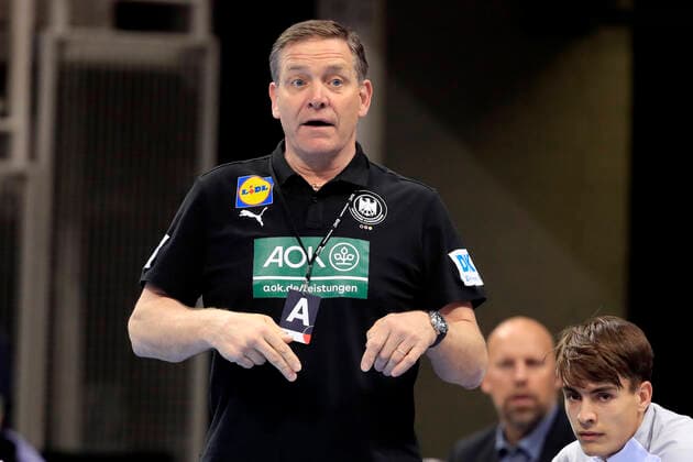 GISLASON Alfred Trainer Team Deutschland Handball Laenderspiel Deutschland - Portugal am 07.11.2021 in Duesseldorf im PSD Bank Dome