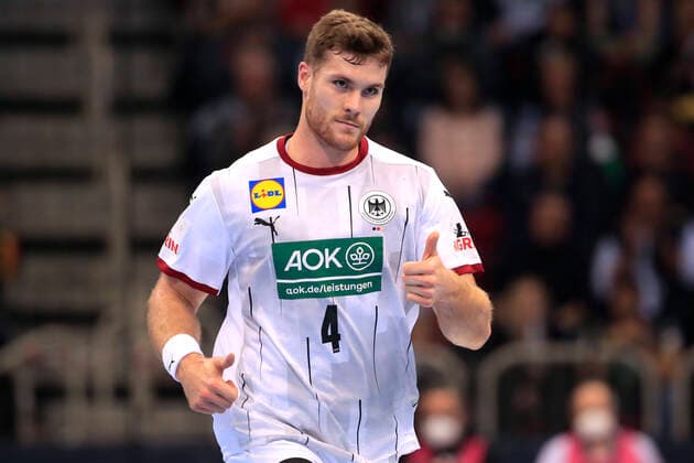 GOLLA Johannes Team Deutschland Handball Laenderspiel Deutschland - Portugal am 07.11.2021 in Duesseldorf im PSD Bank Dome