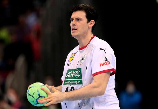 ERNST Simon Team Deutschland Handball Laenderspiel Deutschland - Portugal am 07.11.2021 in Duesseldorf im PSD Bank Dome