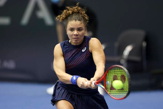 Jasmine Paolini Tennis - Ladies Linz 2021 - WTA, Tennis Damen - Tips Arena - Linz - Oberoesterreich - Oesterreich - 10 November 2021. Copyright: xJuergenxHasenkopfx
