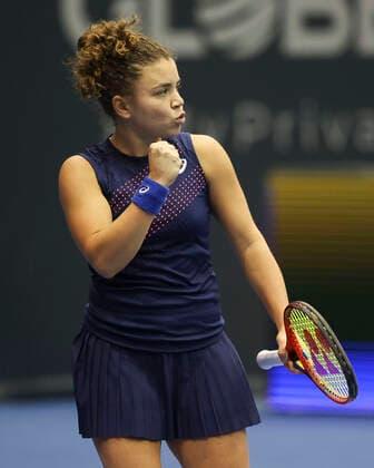 Jasmine Paolini Tennis - Ladies Linz 2021 - WTA, Tennis Damen - Tips Arena - Linz - Oberoesterreich - Oesterreich - 10 November 2021. Copyright: xJuergenxHasenkopfx