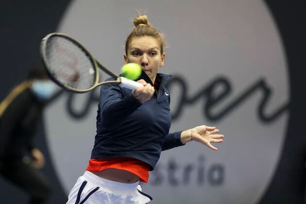 Simona Halep Tennis - Ladies Linz 2021 - WTA, Tennis Damen - Tips Arena - Linz - Oberoesterreich - Oesterreich - 10 November 2021. Copyright: xJuergenxHasenkopfx