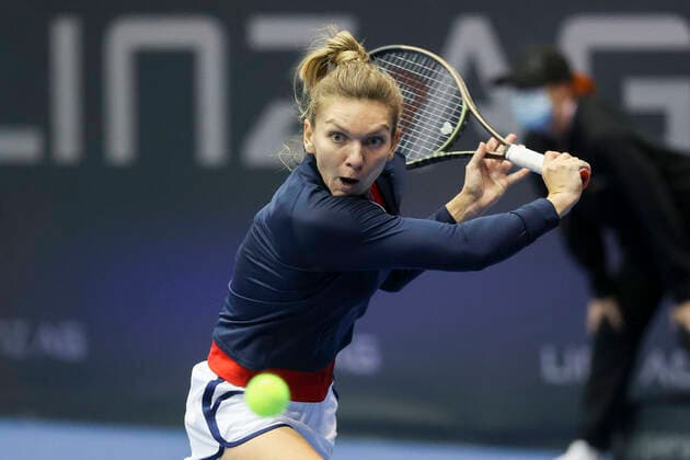 Simona Halep Tennis - Ladies Linz 2021 - WTA, Tennis Damen - Tips Arena - Linz - Oberoesterreich - Oesterreich - 10 November 2021. Copyright: xJuergenxHasenkopfx