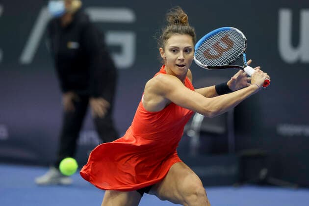Jaqueline Cristian Tennis - Ladies Linz 2021 - WTA, Tennis Damen - Tips Arena - Linz - Oberoesterreich - Oesterreich - 10 November 2021. Copyright: xJuergenxHasenkopfx