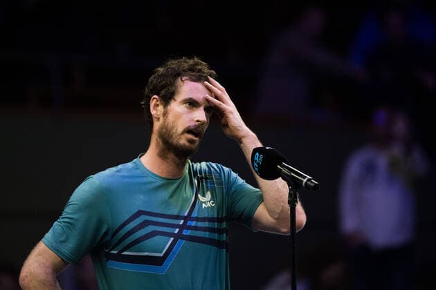 211110 Sir Andy Murray of Great Britain after competing in men s second round Singles match during Stockholm Open on November 10, 2021 in Stockholm. Photo: Emma Wallskog BILDBYRAN COP 320 EW0031 tennis stockholm open day 4 bbeng Copyright: EMMAxWALLSKOG BB211110BB571