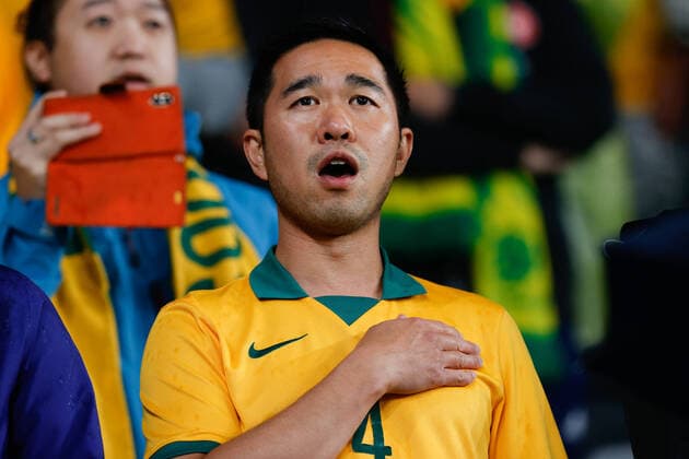 Fans during the FIFA World Cup, WM, Weltmeisterschaft, Fussball Qatar 2022 qualification match between Australia and Saudi Arabia at Western Sydney Stadium, Sydney, Australia on 11 November 2021. Copyright: xPeterxDovganx 29950002
