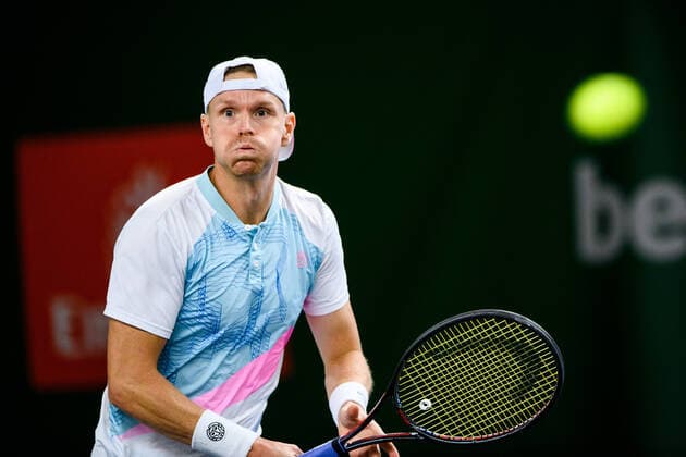 211111 Markus Eriksson of Sweden competing in men s quarter final s Doubles match during Stockholm Open on November 11, 2021 in Stockholm. Photo: Jesper Zerman BILDBYRAN COP 234 JZ0154 tennis stockholm open day 5 bbeng Copyright: JESPERxZERMAN BB211111JZ010