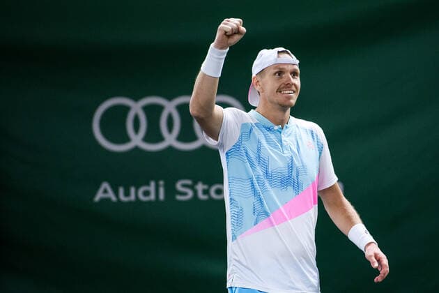 211111 Markus Eriksson of Sweden celebrates after competing in men s quarter final s Doubles match during Stockholm Open on November 11, 2021 in Stockholm. Photo: Jesper Zerman BILDBYRAN COP 234 JZ0154 tennis stockholm open day 5 bbeng jubel Copyright: JESPERxZERMAN BB211111JZ018