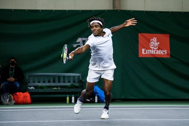211111 Elias Ymer of Sweden competing in men s quarter final s Doubles match during Stockholm Open on November 11, 2021 in Stockholm. Photo: Jesper Zerman BILDBYRAN COP 234 JZ0154 tennis stockholm open day 5 bbeng Copyright: JESPERxZERMAN BB211111JZ069