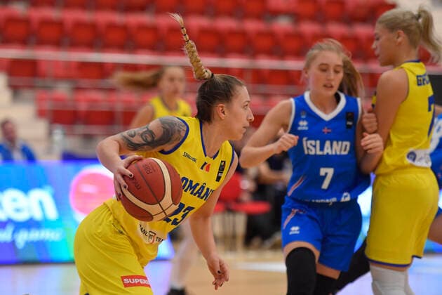 FIBA Women s EuroBasket Qualifiers: Romania v Iceland Bucharest, Romania - NOVEMBER 11: Alina Podar in action during the FIBA Women s EuroBasket Qualifiers game between Romania and Iceland at Steaua Stadium, thursday, November 11, 2021 in Bucharest, Romania. Alex Nicodim Imago Images Copyright: xAlexxNicodimx