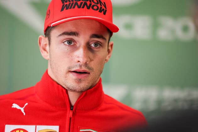 LECLERC Charles (mco), Scuderia Ferrari SF21, portrait during the Formula 1 Heineken Grande Premio De Sao Paulo 2021, Sao Paulo Grand Prix, 19th round of the 2021 FIA Formula One World Championship, WM, Weltmeisterschaft from November 12 to 14, 2021 on the Interlagos Circuit, in Sao Paulo, Brazil - F1 - SAO PAULO GRAND PRIX 2021 DPPI Panoramic  00121039_AV6_3204